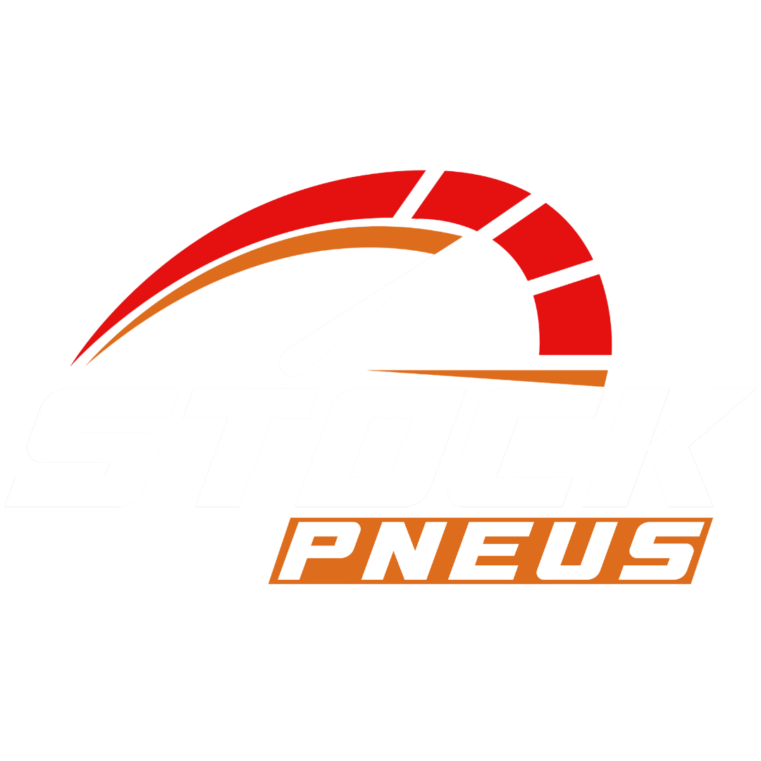 Logo Stock Pneus em Belo Horizonte e região fundo transparente