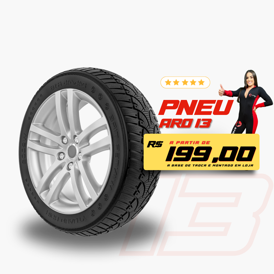 Pneu aro 13 em promoção em Belo Horizonte e região